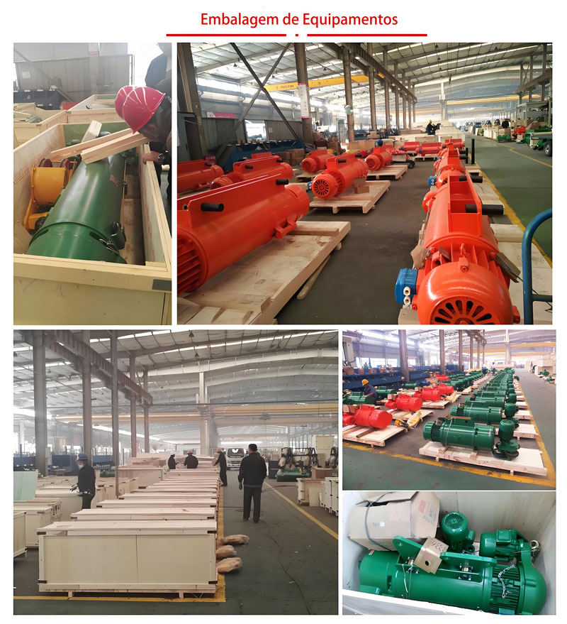 Embalagem de equipamentos