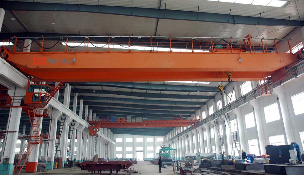 ponte rolante de 30 toneladas exportada para o Brasil